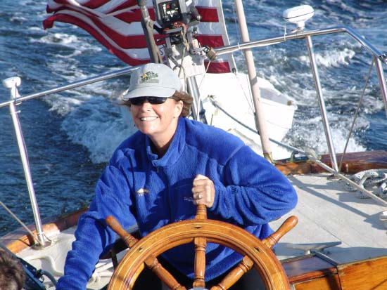 woman at helm of viva