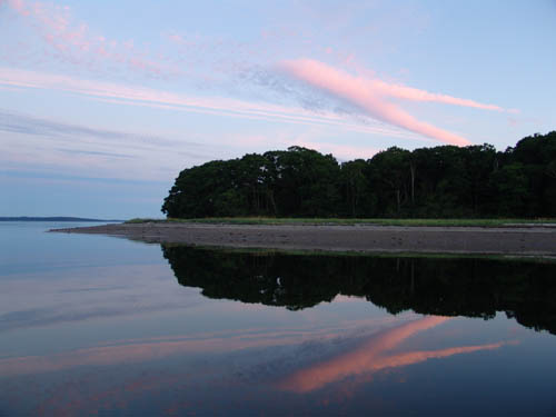 sunset of sears island
