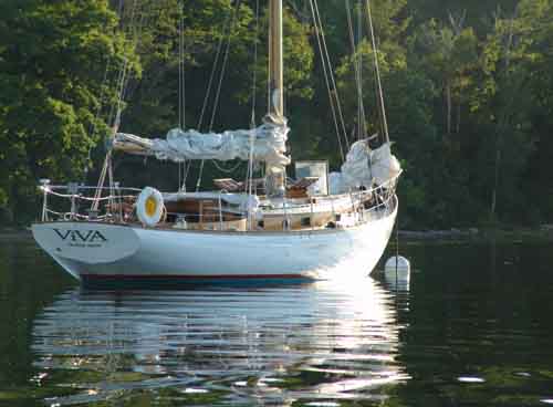 ViVA on her mooring